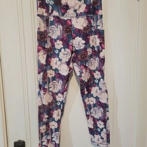 Marika Vibrant Blue and Purple Leggings